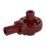 Technic Rotation Joint Ball Loop with Two Perpendicular Pins with Friction / Dark Red