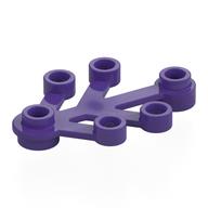 Lego Plant, Leaves 4 x 3 / Dark Purple