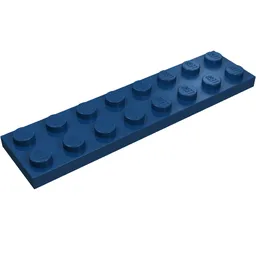 Plate 2 x 8 / Dark Blue