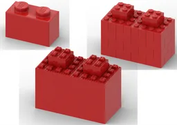 2x1 brick made of 2x1 bricks made of 2x1 bricks | My custom fractal