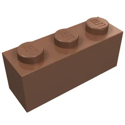 Brick 1 x 3 / Light Brown