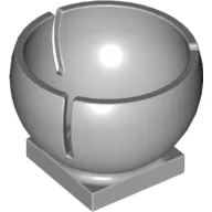 Cylinder Hemisphere 2 x 2 Ball Turret Socket Base / Light Bluish Gray