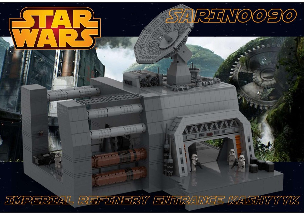 Lego SW - Imperial Refinery Entrance on Kashyyyk