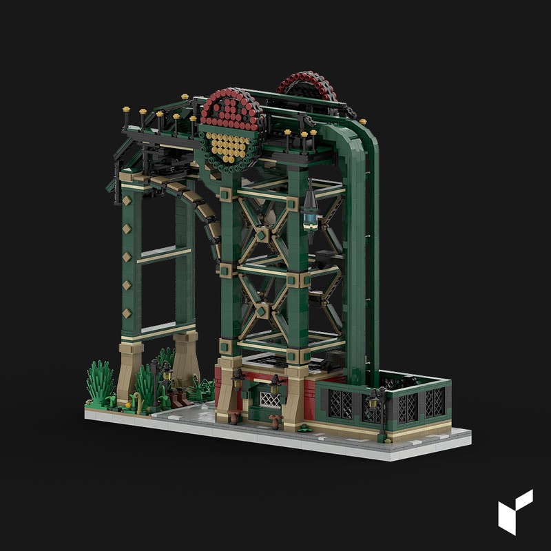 Lego Baron 1898 shaft tower
