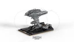 Skeleton Crew Micro Diorama : Sinking Pirate ship