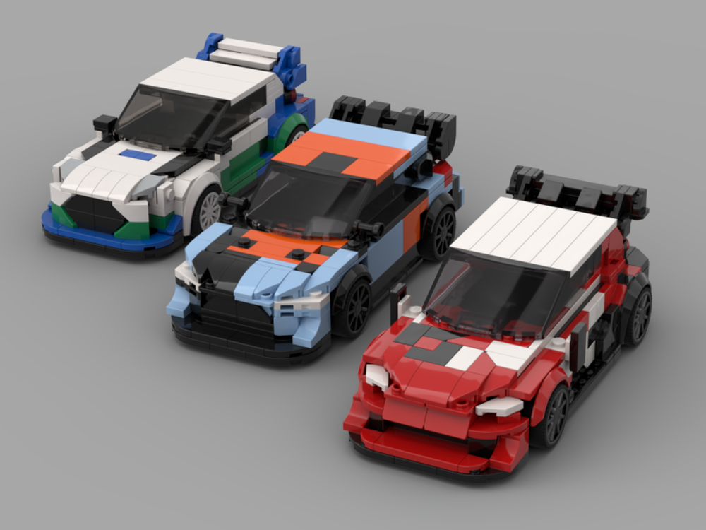 Lego 2026 WRC Rally1 Car Bundle (Toyota Yaris, Hyundai i20 and Ford Puma)