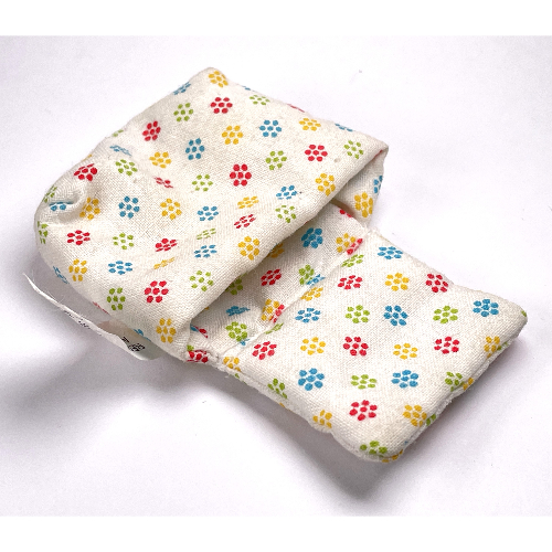 Lego Duplo, Sleeping Bag / Baby Pouch with Red, Blue, Yellow and Lime Flowers Print