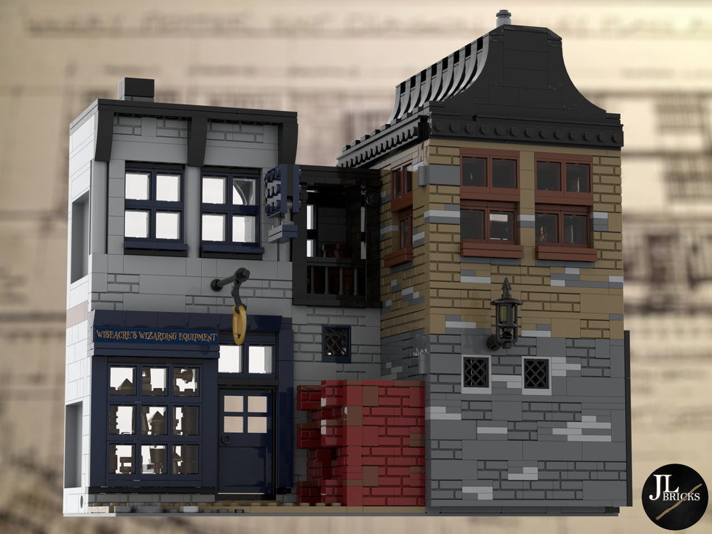 Lego Leaky Cauldron & Wiseacre's Wizarding Equipment (Diagon Alley)