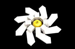 b10 8 Petal Tail Flower - Ultimate Flower Collection