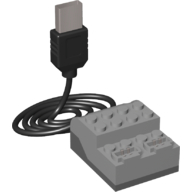 Lego Hub, USB, We-Do / Light Bluish Gray