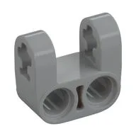 Technic Axle and Pin Connector Perpendicular Double Split [Reinforced] / Light Bluish Gray