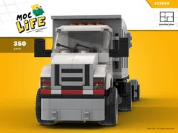 Ford F-650 regular cab dually dumper with road roller