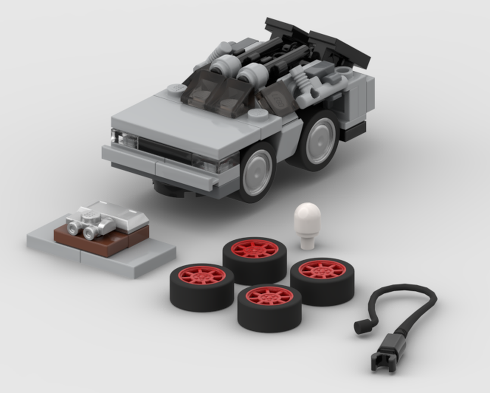 Lego Back to the Future DeLorean mini