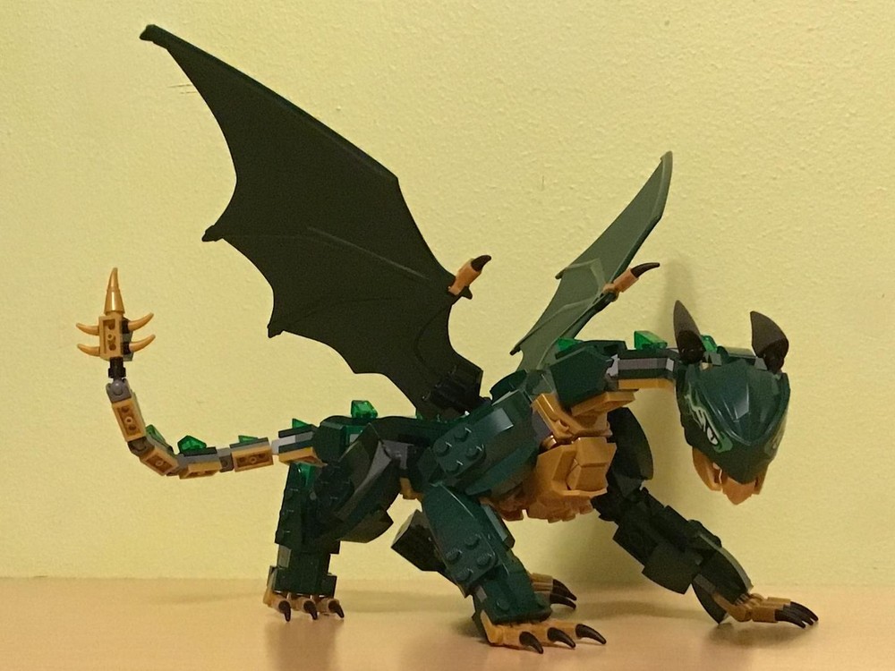Lego Dark Green Dragon