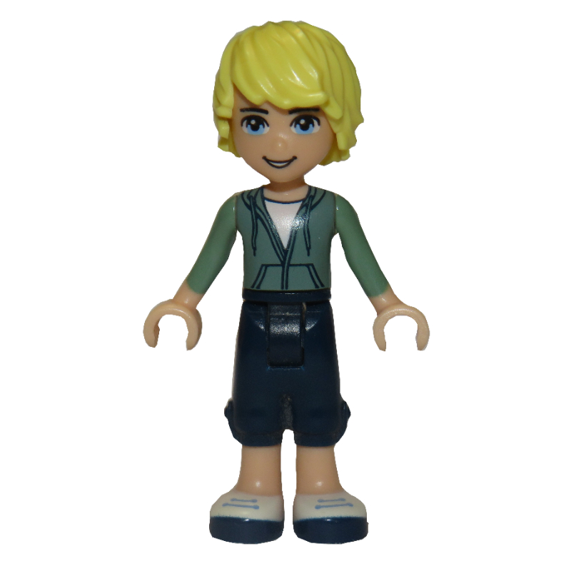 Lego Ben - Sand Green Hoodie, Dark BLue Trousers