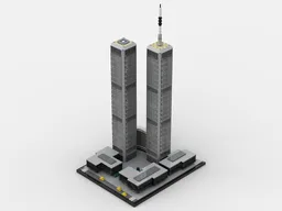 World Trade Center (1973-2001) (Building instructions only)
