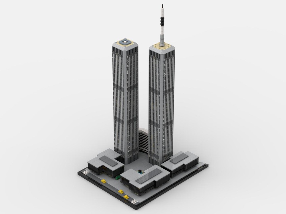 Lego World Trade Center (1973-2001) (Building instructions only)