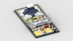 Micro Worlds: Shinkansen passing Mount Fuji