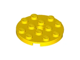 Plate Round 4 x 4 with Pin Hole