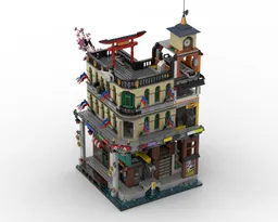 the ninjago city shopping center