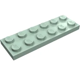 Plate 2 x 6 / Sand Green