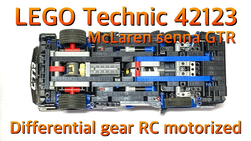 LEGO Technic 42123 McLaren senna GTR Differential Gear RC motorized