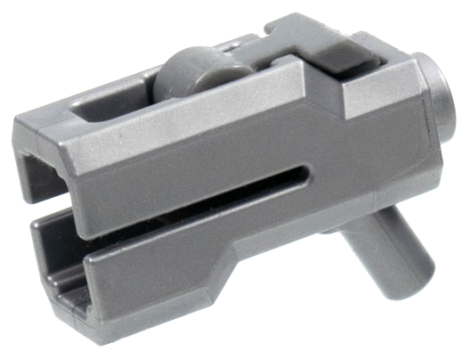 Lego Minifigure, Weapon Bazooka, Mini Blaster / Shooter with Dark Bluish Gray Trigger (69767 / 69755)