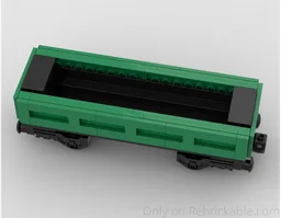 Cargo Train Open Wagon (6-wide)