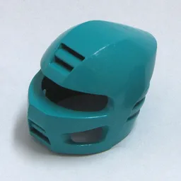 Technic Figure Helmet, Competition / Dark Turquoise