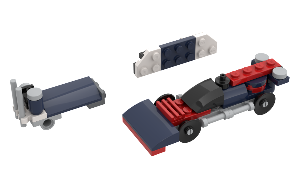 Lego 30575 LMP with sharkfin