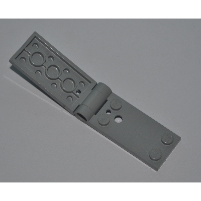 Lego Hinge Plate 2 x 5 with Small Hole, and Large Hole on Bottom Plate [Complete Assembly]