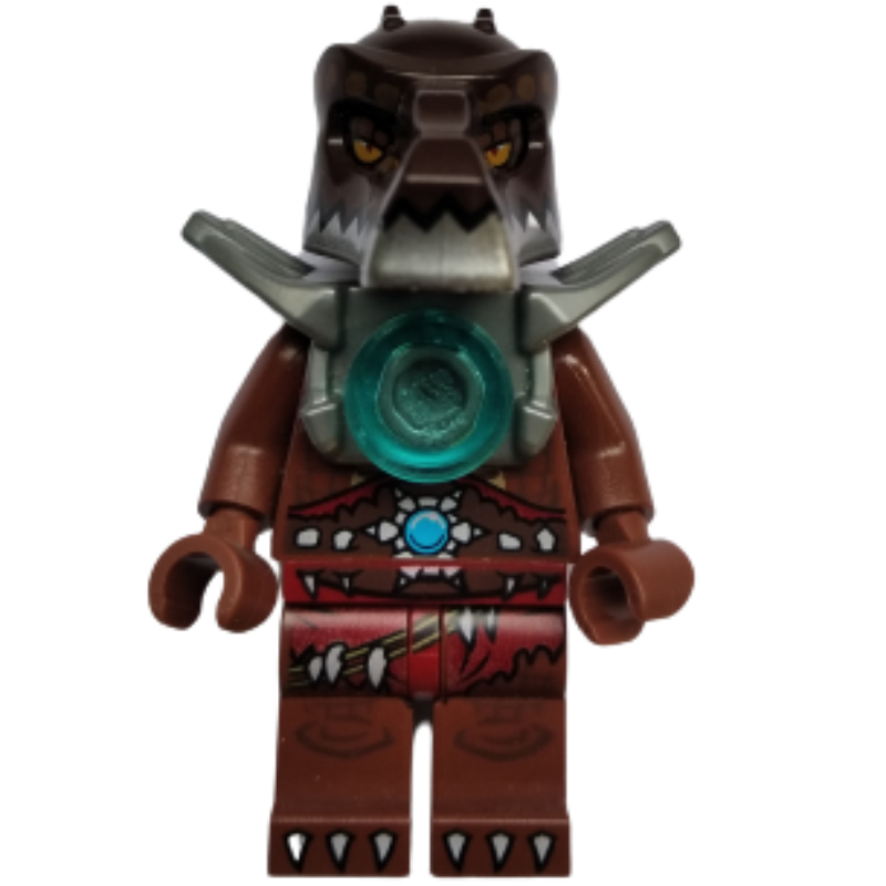 Lego Crug with Flat Silver Shoulder Armor