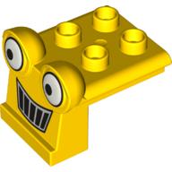 Lego Duplo Backhoe Grille (Scoop) Print / Yellow