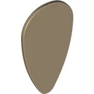 Shield Ovoid [Plain] / Dark Tan