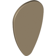 Lego Shield Ovoid [Plain] / Dark Tan