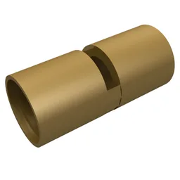 Technic Pin Connector Round [Slotted] / Pearl Gold