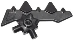 Weapon Blade with Spikes and Two Bars