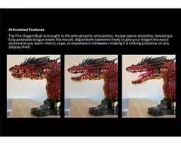 Fire Dragon Bust - inspired