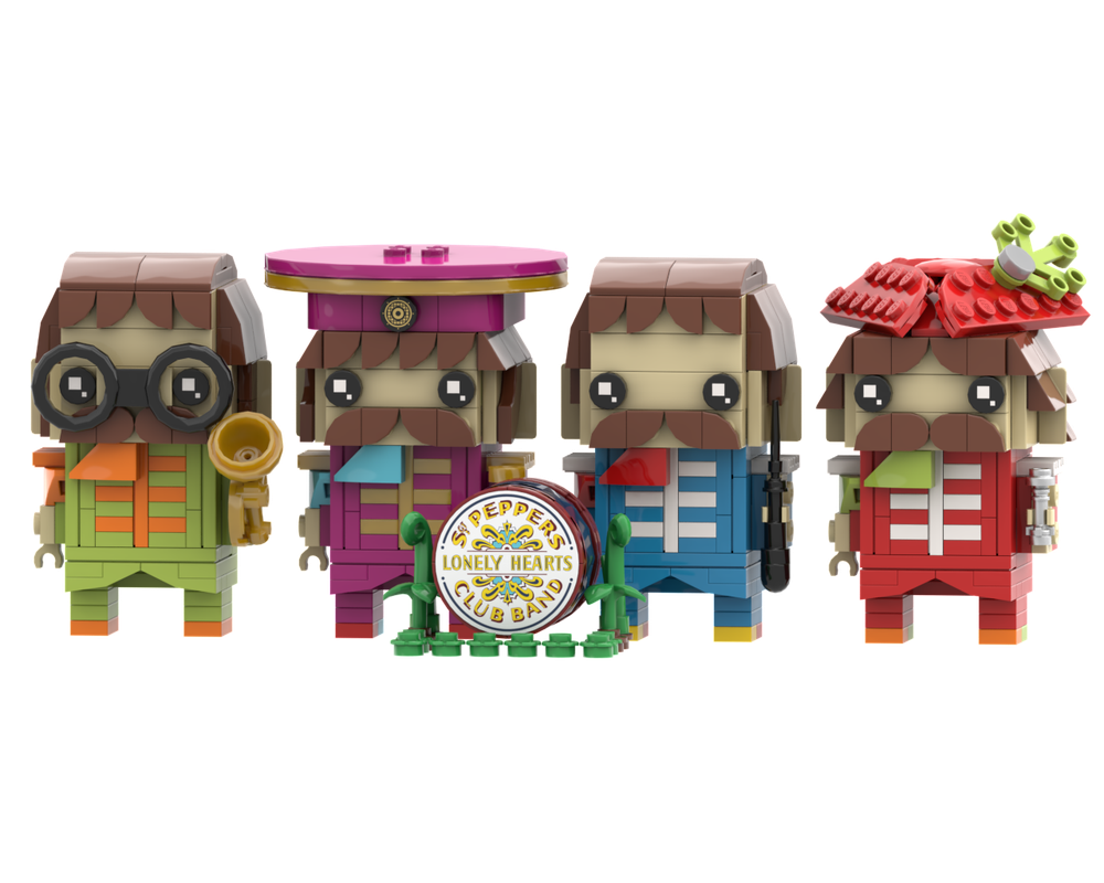 Lego The Beatles - Sgt. Pepper's Lonely Hearts Club Band Brickheadz