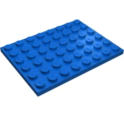 Plate 6 x 8 / Blue