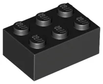 Brick 2 x 3 / Black
