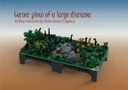 Corner piece for large diorama