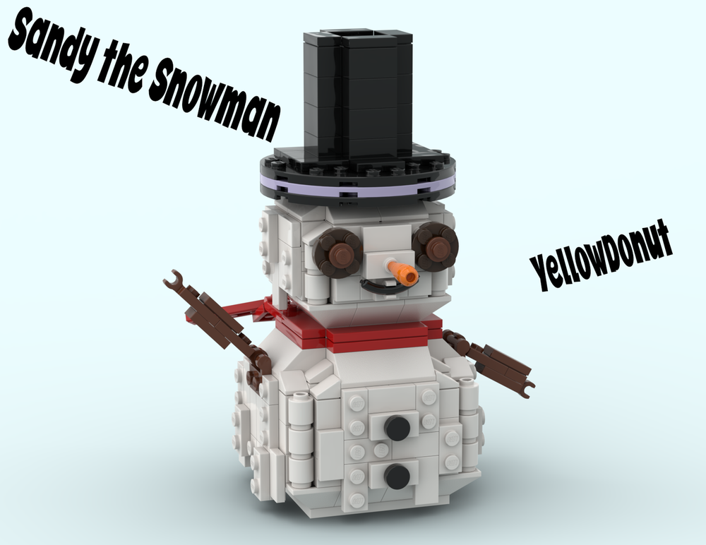 Lego Cute Snowman
