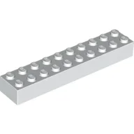 Brick 2 x 10 / White
