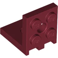 Bracket 2 x 2 - 2 x 2 / Dark Red