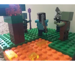 Minecraft Plains Lava Pool
