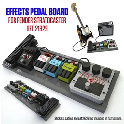 Effects Pedals Board - For Fender Stratocaster set 21329