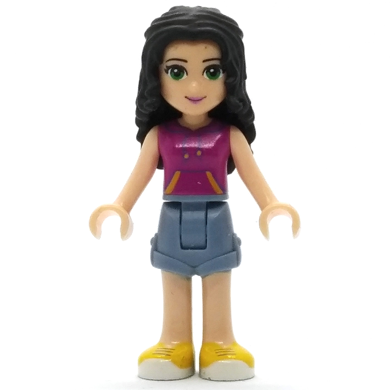 Lego Emma - Magenta Top, Sand Blue Skirt