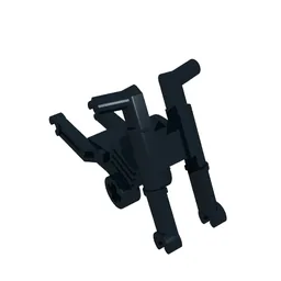 Vehicle Base, Motorcycle Chassis, Short Fairing Mounts / Black
