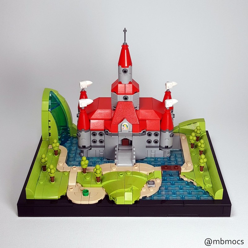 Lego Peach's Castle Architecture MOC